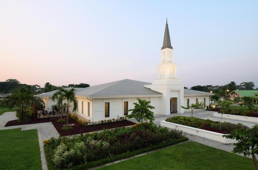 The Kinshasa Democratic Republic of the Congo Temple.